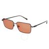 Salvatore Ferragamo Orange Pilot Men S SunglaSSeS Sf309S 017 57