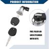 NO. 69058-35140 Fuel Door Lock Cylinder W/Keys for Toyota Tacoma 95-04 for Toyota Tundra 00-03 Fuel Tank Lock Cylinder Fuel Filler Lid Door Gas Lock