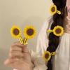 2Pcs/Set Kids Sunflower Hair Clips Sweet Cute Bangs Side Clip Cute Daisy Small Flower Hairpins Duckbill Hairpin Girls Hair Accessories