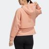 Adidas Sty W Dk Jacket Solid Color Simple Hooded Zipper Long Sleeve Jacket Women jackets Pink H07402