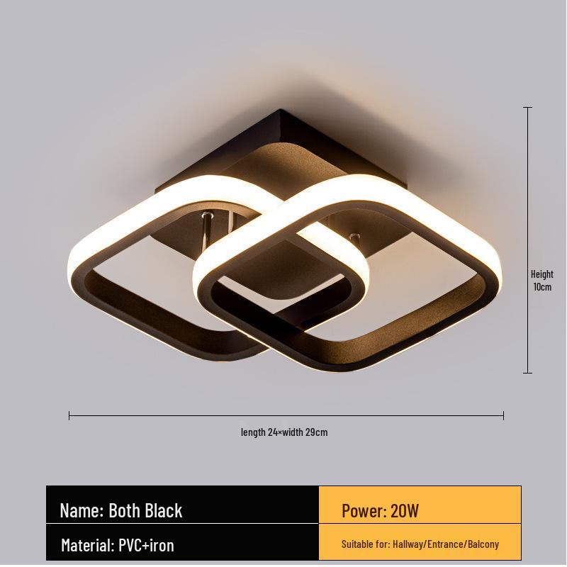 Moderní LED stropní svítidlo na verandu, do vstupní haly nebo šatny