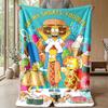 Soft Flannel Blanket Lightweight Cozy Bedroom Living Room CoverThe Simpsons