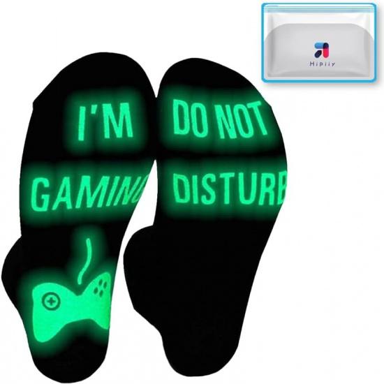 Gaming Socks Do Not Disturb I m Novelty Boys for Men Women Gamer Youth 0
