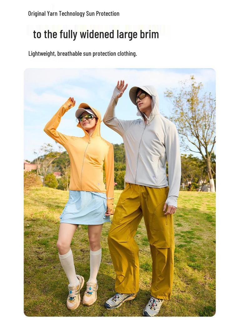 2026 UPF50+ Ice Silk Sun Protection Unisex Lightweight Breathable Summer Outdoor Clothing - Dark