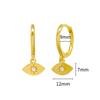 925 Silver Needle Vintage Geometric Pendant Earrings Round/Square/Shell Earrings for Women Fashion Jewelry Pendientes