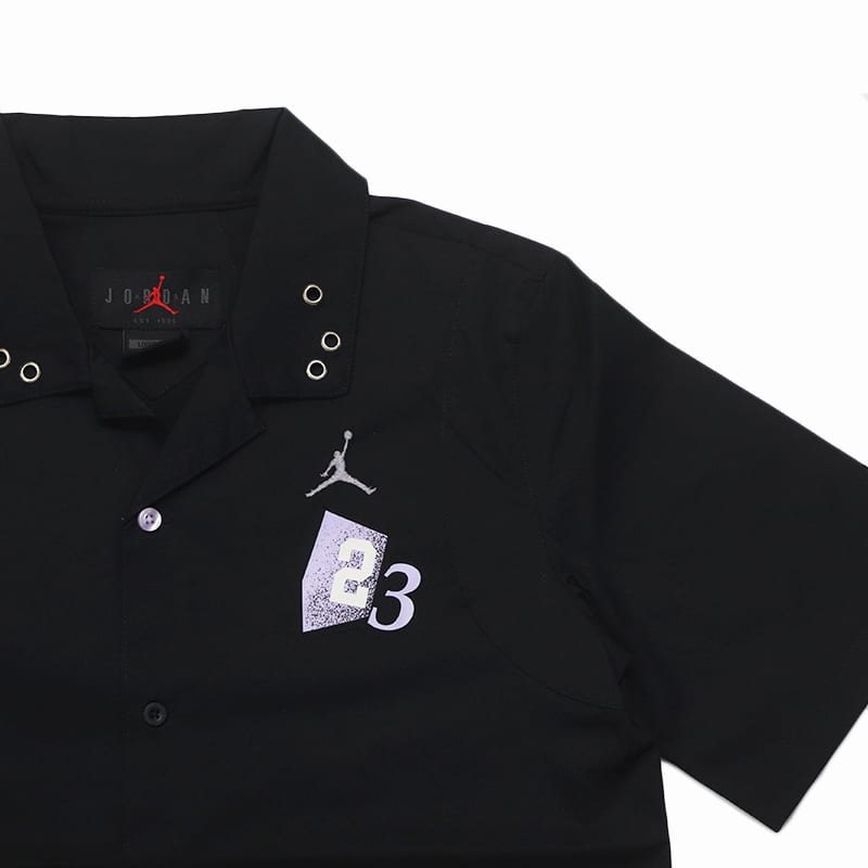 Jordan Shirts Women's Black Lapel Moderate Other HF6421-010