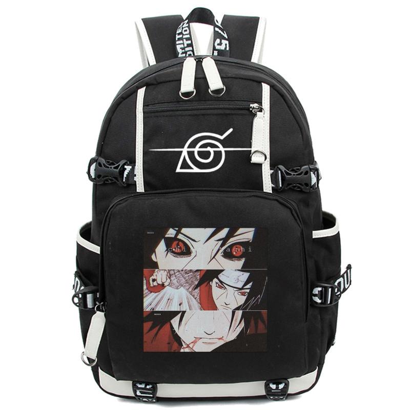 Anime Naruto Backpack for Teen Boys Girls Back To School Backpack Student Schoolbag Men Women Leisure Usb Travel Bags Rucksack