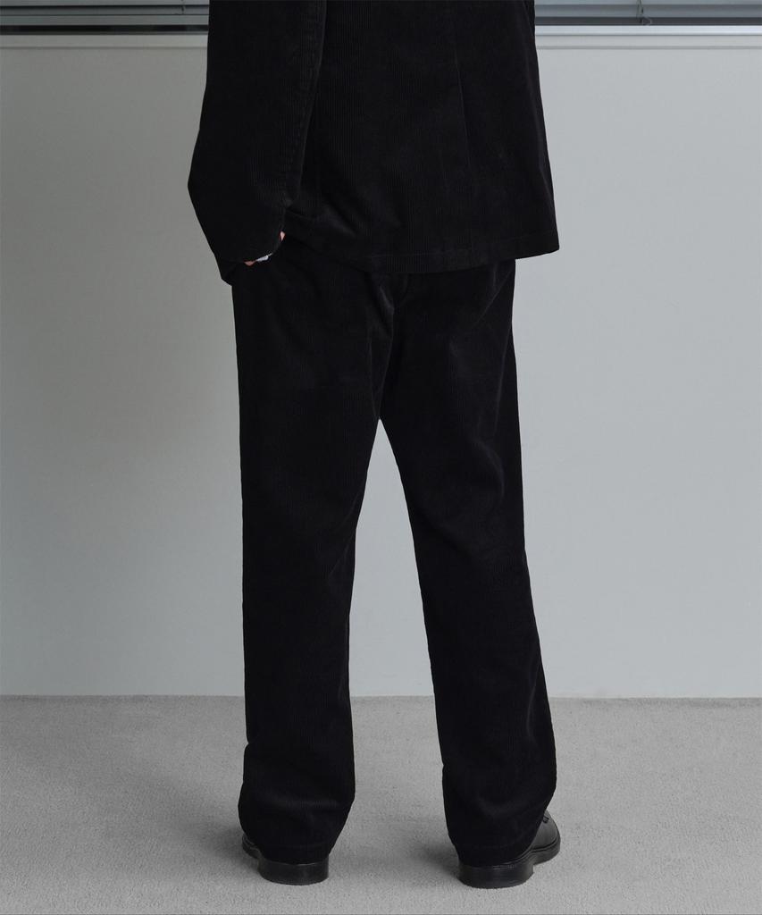 MUSINSA STANDARD [City Workers] 8W Corduroy Tapered Pants [Black]