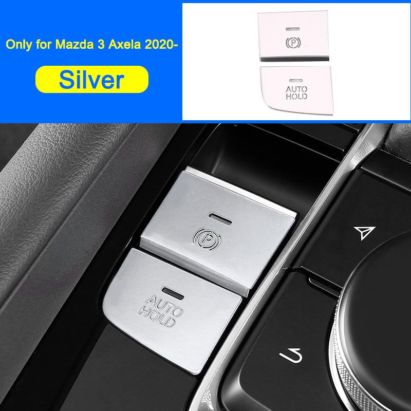 Car Auto Hold Button Trim Handbrake Parking Switch Cover for Mazda 3 Axela BP CX-30 DM LHD Accessories 2020 2021 2022 2025
