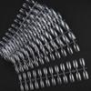 120Pcs/setmilky White Generous Nail Art Nail Art Piece, Almond Nail Piece, Advanced Medium Ladder Nail Removable Nail Piece