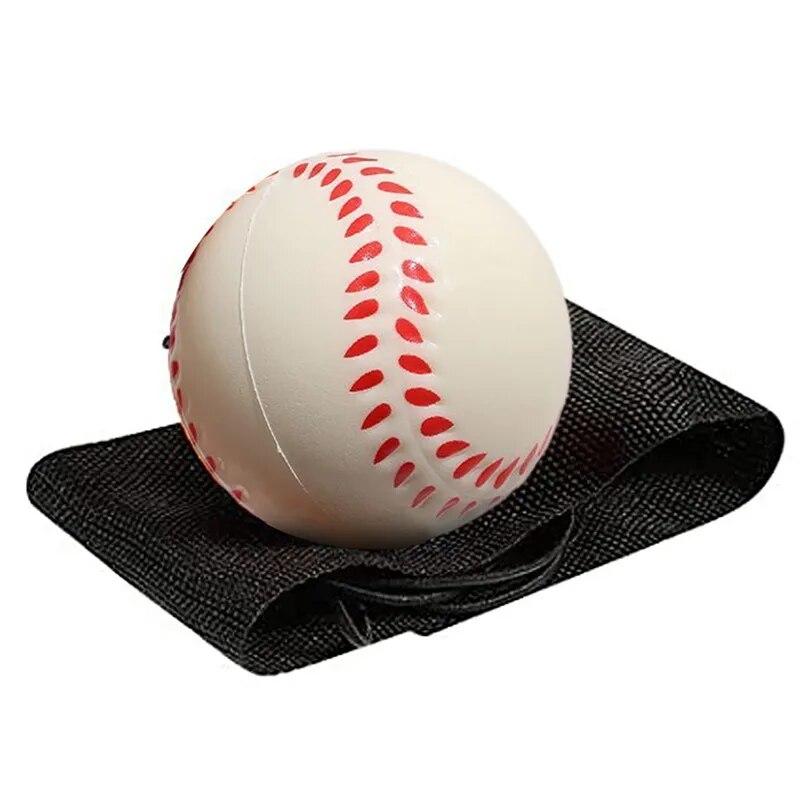 

Возвратная губка, резиновая ручная игра с мячом, упражнения, прыгающий эластичный спортивный мяч на нейлоновой веревке, детский уличный игрушечный мяч 1PC