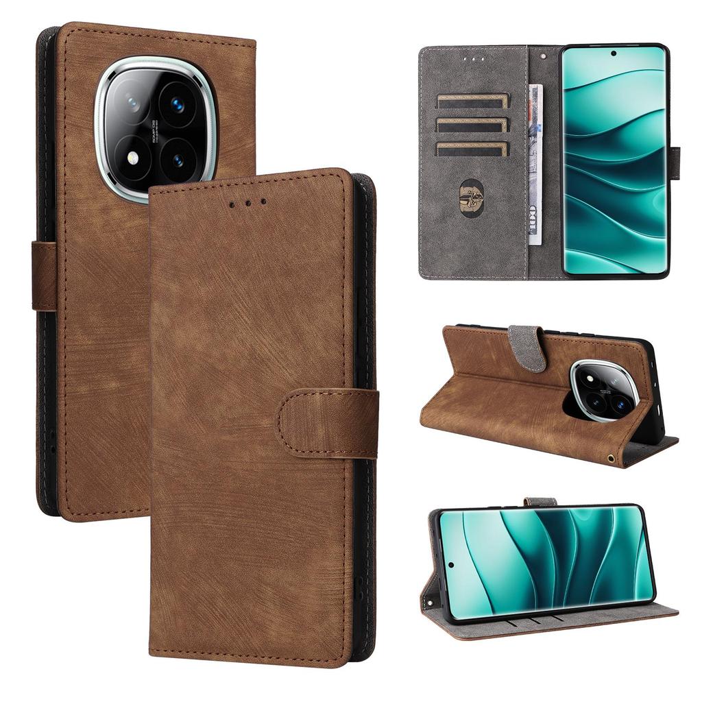 Leather Flip Cases For Xiaomi Redmi Note 14 Pro 4G Leather Case Shockproof Wallet Shockproof Bumper Flip Covers