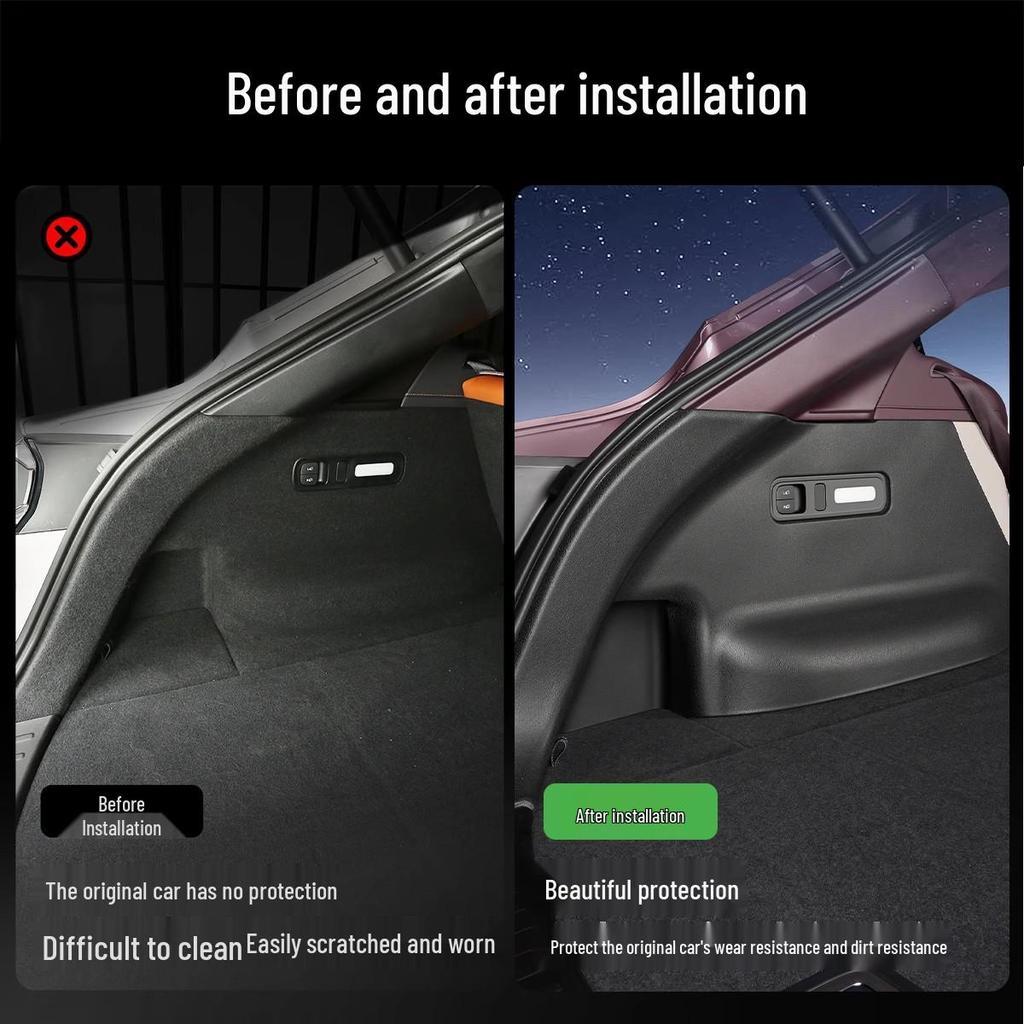Xiaomi YU7 Trunk Side Protector Mat for Car Interior Modification