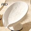 Lotus Leaf Soap Dish Holder, Self Draining Box, Elegant Nordic Style Decorative Container, for Home Bathroom Countertop Non Slip