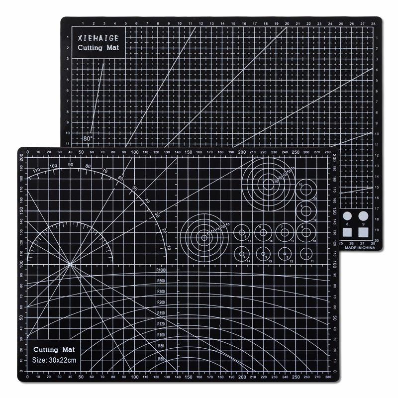 A4 Double-Sided Colored Cutting Mat for Paper, Engraving, Model Clay, and Rubber Stamps