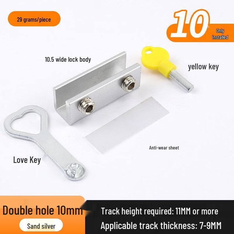 Rongyu Stainless Steel Window Security Lock with Adjustable Limiter