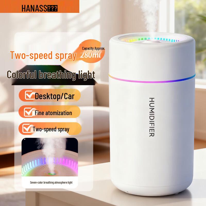 

HANASS Portable USB Desktop Mist Humidifier