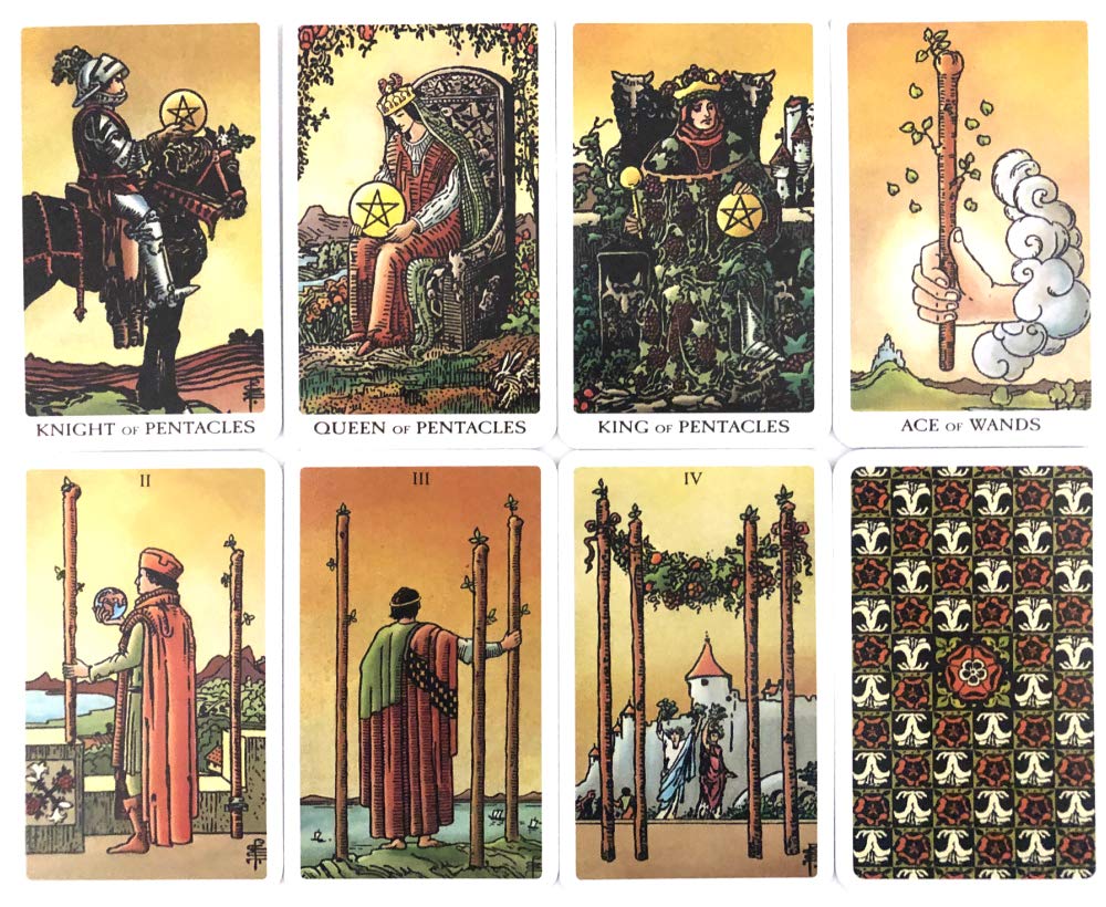 78 Tarot Waite Miniature Tarot Fortune Telling Wise Spirit Tarot Japanese Instruction Manual Included Cards, Edition, [Radiant Mini] [Genuine]