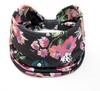 Bohemian Mandala Blume Stirnband: Elastische, atmungsaktive, schweißabsorbierende Damen Kopfbedeckung mit breiter Krempe
