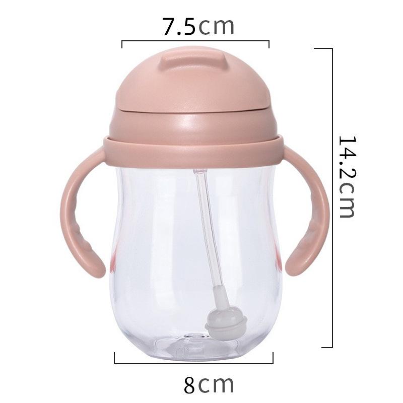 

Непроливаюча дитяча навчальна чашка з ручкою та кулькою з тягарцем, захист від падіння