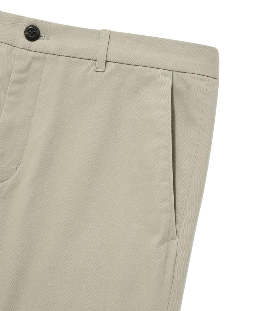 COVERNAT Chino Slim Straight Pants Beige
