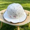Baby Summer Sun Hat With Adjustable Breathable Fabric For Kids Protection