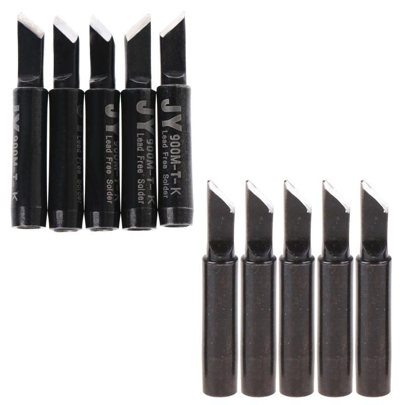 5Pcs Soldering Iron Tip Replacement For Soldering Repair Station And Soldering Iron Electric Soldering Iron Tip