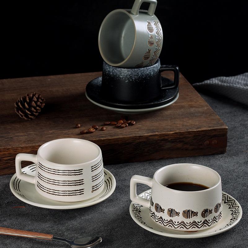 Cupa Ceramică Cupă Apă Cupă cu Mâner pentru Birou Cupă de Uz Casnic pentru Lapte Cupă pentru Băut Cupă pentru Suc Ceașcă de Ceai Stil Japonez