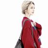Women's 2026 Red V-Neck Thick Knit Sweater - New Year Winter Style