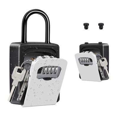 ZHEGE Security Key Wall Key Dial Security Box, Mounted, Storage, 4-Digit Lock, Anti-Theft,