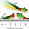 VIB Metal Jig Sinking Lure with Feather Hair Hook