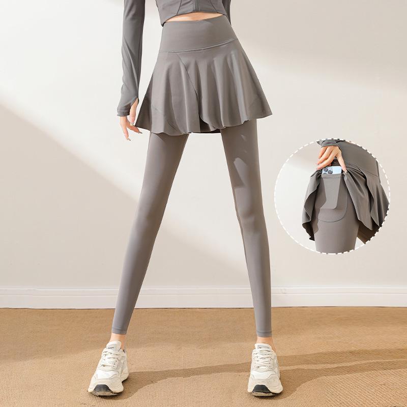 

Женские спортивные юбка-брюки высокого класса, леггинсы для йоги Extra Large