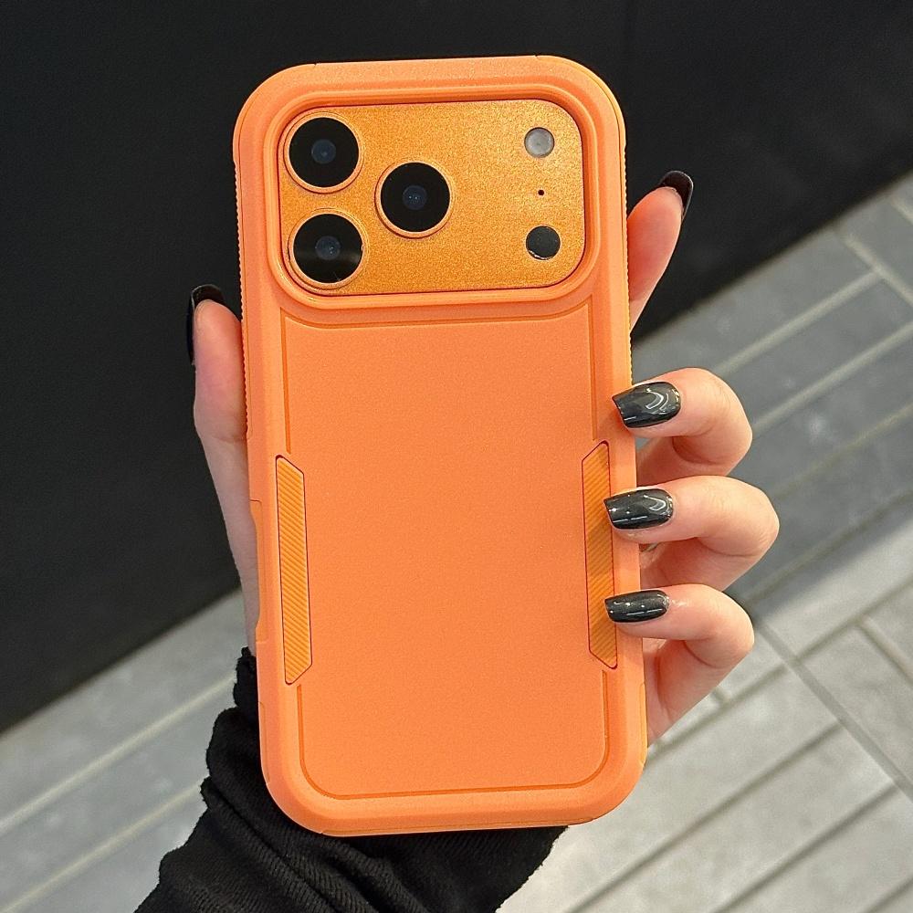 Luxury Armor Mech Shockproof Phone Case For iPhone 17 16 15 14 Plus 13 12 11 Pro Max Matte Hard Hybrid Bumper Protection Cover