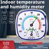 Thermomètre Hygromètre d'Intérieur de Bureau Mural à Aiguille Mètre Température Humidité Station Météo Ménagère