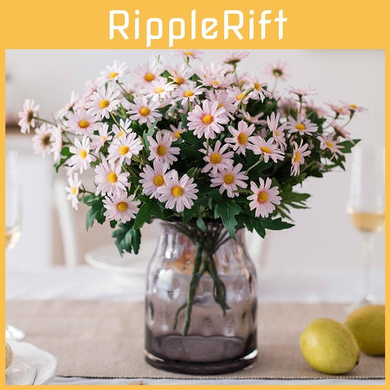 Kleines frisches Gänseblümchen Künstliche Blumenarrangement Aus Seidenmaterial Für Wohnzimmer-Dekoration Und Fotoshootings