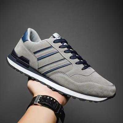 Fashion Sports Shoes for Men Fashion Casual Shoes Mens Outdoor Jogging Trainers Non-slip Lightweight Flat Lace-up Walking Sneaker Tenis