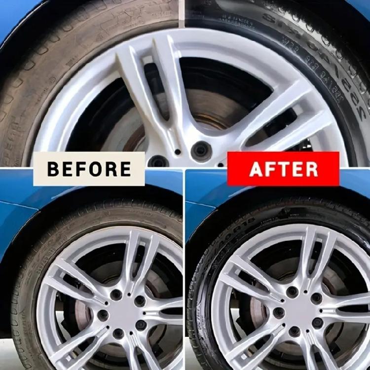 All Weather Auto Tire Protectant Forms Gloss Enhancer Protective Layer On Plastic Surfaces Against Sunlight And Debris