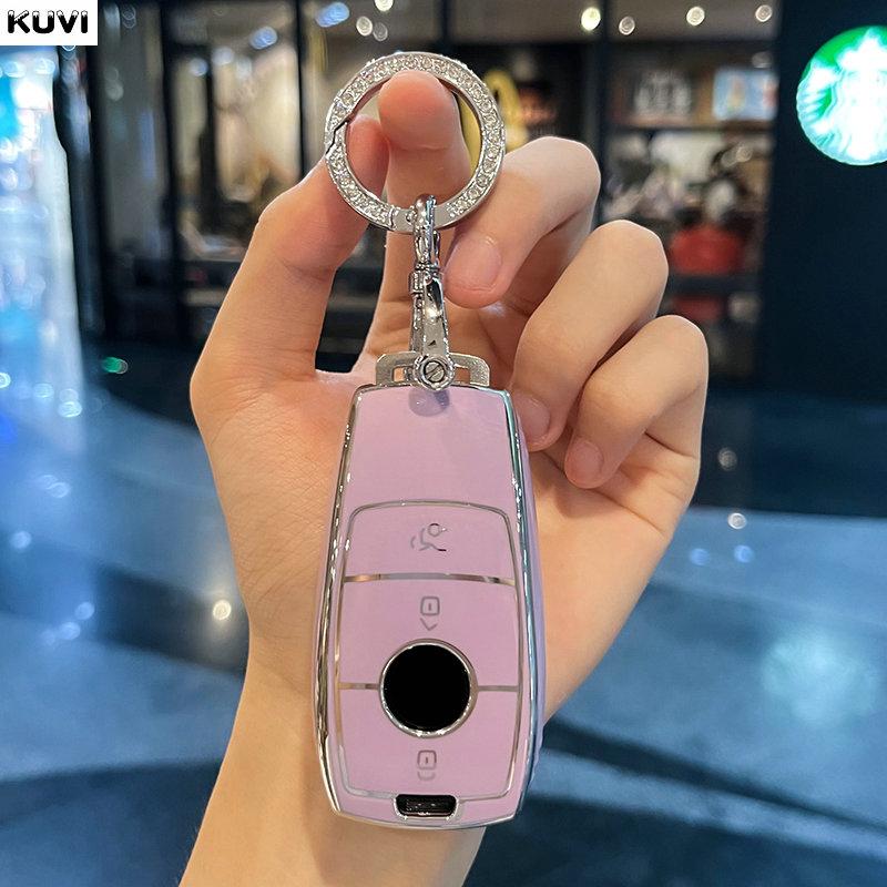 Tpu Car Key Case Cover Shell Fob Keychain For Mercedes Benz A C E S G Class Glc Cle Cla W177 W205 W213 W222 X167 Amg Accessories