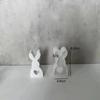 Easter Cute Rabbit Silicone Moulds Gypsum Car Mounted Incense Expanding Gypsum Decoration Mold Aromatherapy Candle Resin Molds