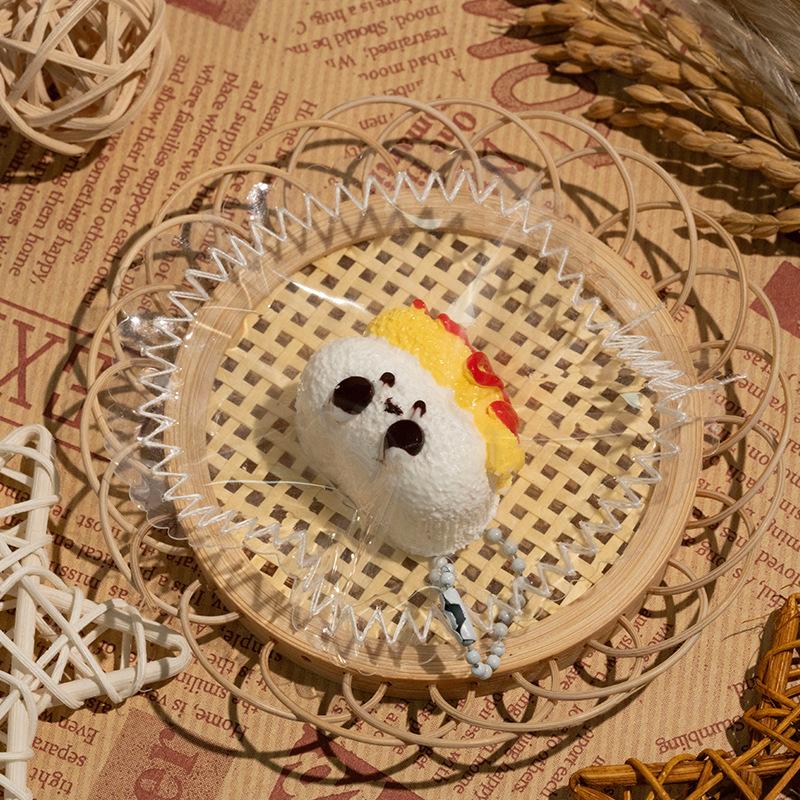 Silicone Simulated Food Squishy Slow-rebound Kids Toys, Handmade Ornaments for Street Stalls, Squeeze Stress Relievers