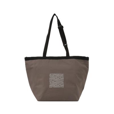 Afternoon Tea Living Eco Bag/Shopping Bag HN85 2-Way Square Logo Cooler Bag, Gray