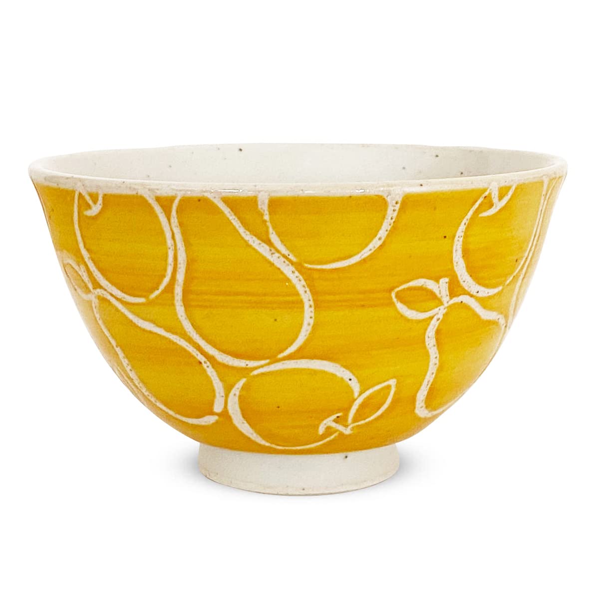 

Isaozan Kiln Tea Bowl 11cm Hasami Ware Made in Japan Pier Yellow Roll J-kitchens