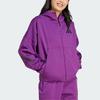 adidas X Zne Logo Bequeme Kapuzen-Sport-Langarmjacke Damenjacken Lila JD3990