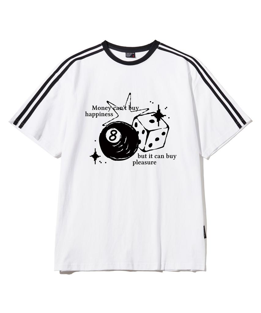 ELIMENO El Gamble Track Line Short Sleeve T-Shirt 5 Colors (Type B)