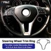 Car Stickers Upgrade Decoration Steering Wheel Trim Ring For Older Model Mercedes-Benz A B CLA GLA GLK CLS-Class