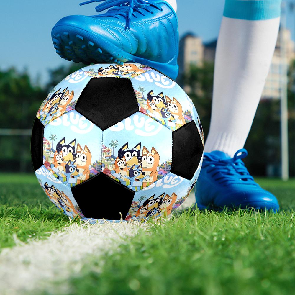 Bluey Theme Size 5 Soccer Ball, Suitable for Both Indoor and Outdoor Matches, a Gift Suitable for Everyone.