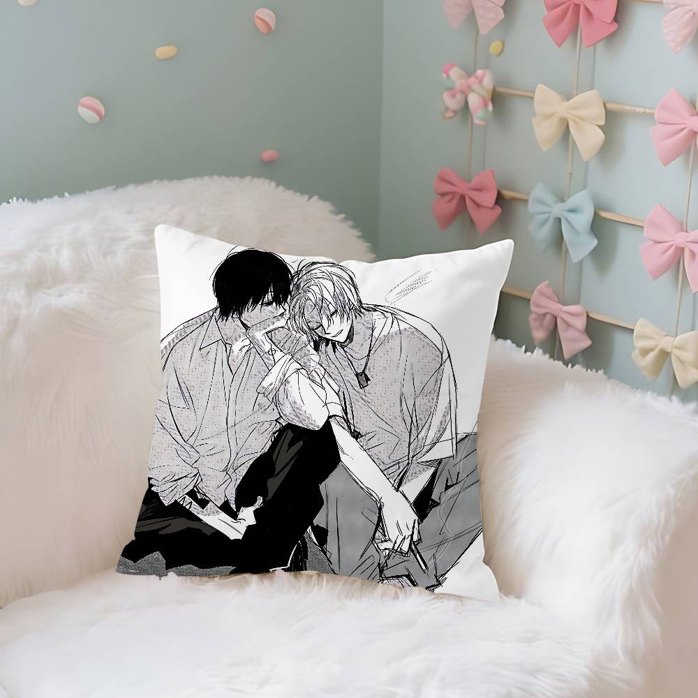 NNagumoand Shin Case Plush Fabric Soft Pillowcase Double Sided Print Cushion Cover Household Gifts