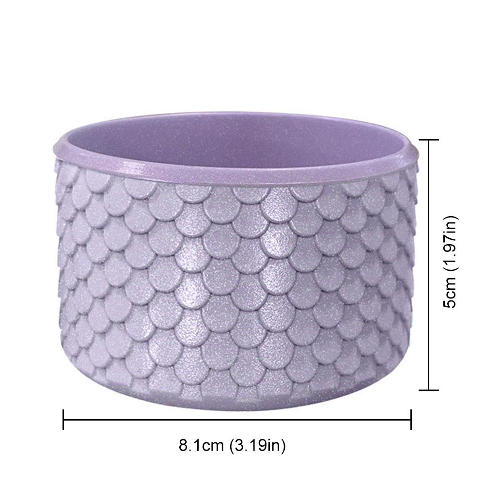 Mermaid Silicone Boot Anti-Slip Water Bottle Boot Sleeve Water Bottles Bottom Sleeve for Stanley 40oz Cup Accessories