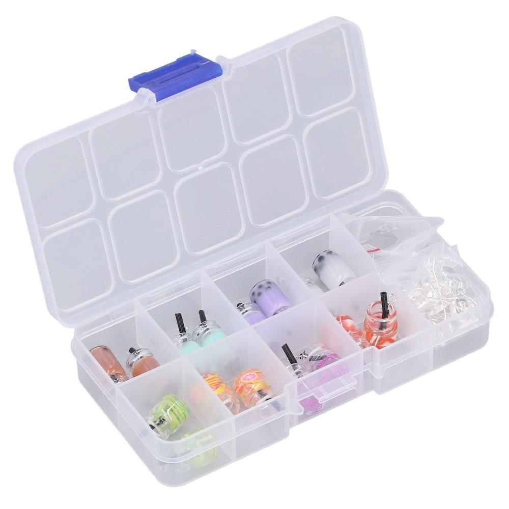 

77pcs Complete Accessories Earrings Making Supplies Kit Colorful Earrings DIY Set Beverage Theme
