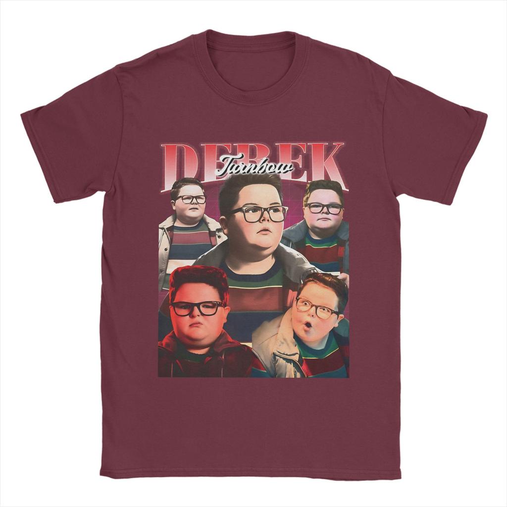 Unique Derek Stranger TShirt for Unisex Round Collar Cotton T Shirts Steve Short Sleeve Tee Shirt Adult Clothes